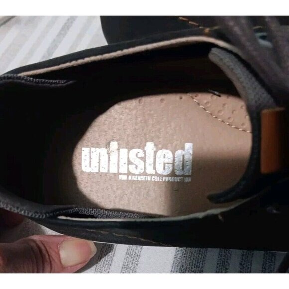 Kenneth Cole Unlisted 8.5M Mens Lace Up Black Suede Upper Design 30597 - Picture 6 of 7